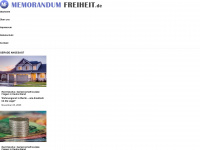 memorandum-freiheit.de Webseite Vorschau