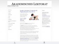 akademisches-lektorat.de Webseite Vorschau