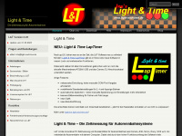 light-and-time.de Webseite Vorschau