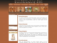 kunsthandwerk-eble.de Webseite Vorschau