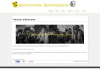 narrenfreunde-remmingsheim.de Webseite Vorschau
