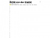ronvanderende.nl Webseite Vorschau
