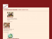 backschule-charlotte.de Webseite Vorschau