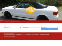 cabrio-top-service.de Webseite Vorschau