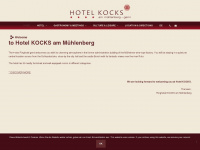 hotel-kocks.de Webseite Vorschau