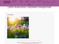 landfrauen-harpstedt-heiligenrode.de Webseite Vorschau