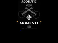 acoustic-moments.de Webseite Vorschau