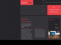 procom-shop.de Webseite Vorschau
