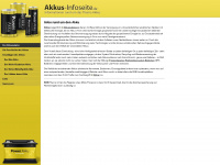akkus-infoseite.de Webseite Vorschau