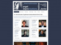orgelimprovisationsfestival-berlin.de Webseite Vorschau