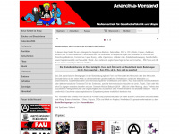 anarchia-versand.net Webseite Vorschau