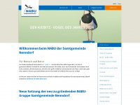 nabu-sgnenndorf.de Webseite Vorschau