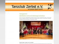 tanzclub-zerbst.de Webseite Vorschau