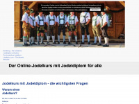 jodelkurs.com Webseite Vorschau