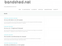 bandshed.net Webseite Vorschau