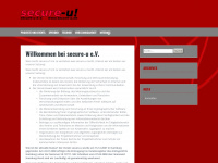 secure-u.de Webseite Vorschau