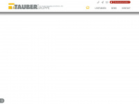 tauber-systeme.de Webseite Vorschau
