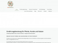 tiertherapien.ch Webseite Vorschau