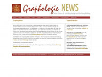 graphologie-news.net Webseite Vorschau