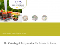 iss-anders-catering.de Webseite Vorschau