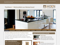 tischlerei-hoen.de Webseite Vorschau