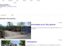 satteins.net Webseite Vorschau
