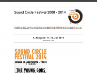 soundcirclefestival.ch Webseite Vorschau