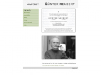 neubert-komponist.de Webseite Vorschau