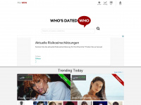 whosdatedwho.com Webseite Vorschau