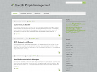 guerilla-projektmanagement.de Webseite Vorschau