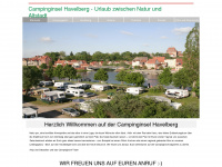 campinginsel-havelberg.de Webseite Vorschau
