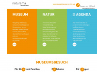 naturama.ch Webseite Vorschau