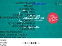 theater-nordhausen.de Webseite Vorschau