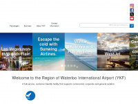 waterlooairport.ca Webseite Vorschau