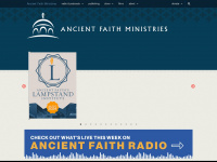 ancientfaith.com Webseite Vorschau