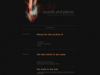 soundsandpieces.eu Webseite Vorschau