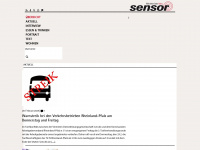 sensor-magazin.de Webseite Vorschau