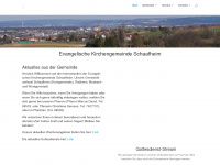 evkircheschaafheim.de Webseite Vorschau