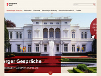 petersberger-gespraeche.de Webseite Vorschau
