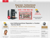 reparatur-jura-berlin.de Webseite Vorschau