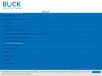 buck-industrieservice.de Webseite Vorschau