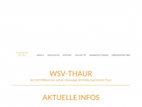 wsv-thaur.at Webseite Vorschau