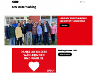 spd-unterhaching.de Webseite Vorschau