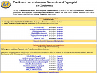 zweitkonto.de Webseite Vorschau