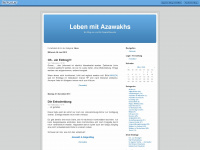 azawakh.beeplog.de Webseite Vorschau