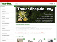 trauer-shop.de Webseite Vorschau