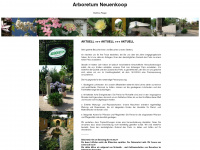 arboretum-neuenkoop.de Webseite Vorschau