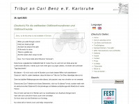 tribut-an-carl-benz.de Webseite Vorschau