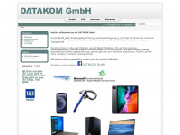 datakom.info Webseite Vorschau