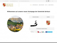 serfaus.gv.at Webseite Vorschau